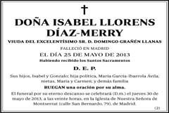 Isabel Llorens Díaz-Merry